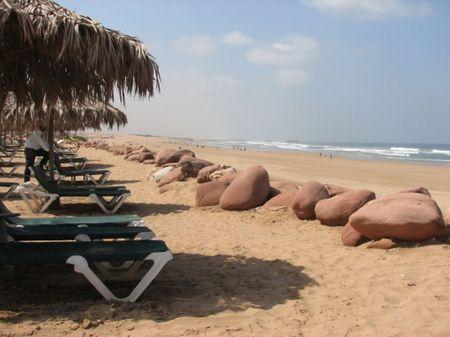 la plage d'agadir